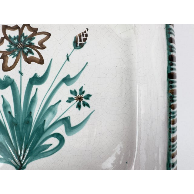 White Large Ceramic Dish by Robert Picault, Vallauris, France, c.1960 For Sale - Image 8 of 13