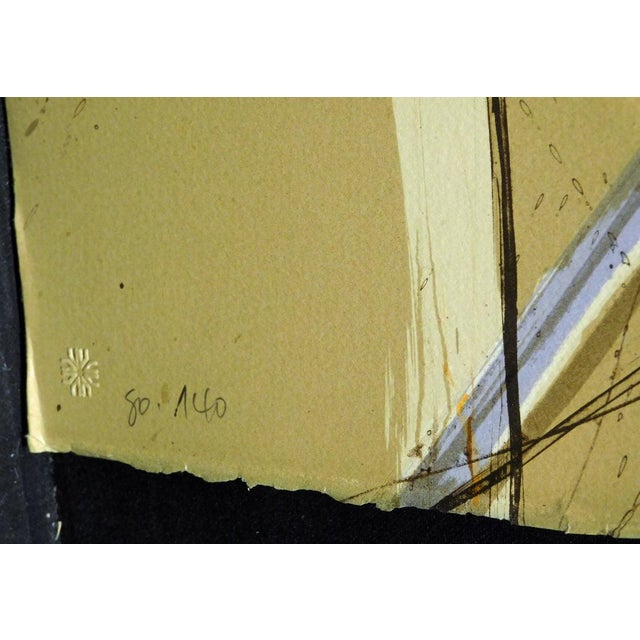 Larry Fodor "Ceremonial" Hand Signed & Numbered Limited Edition Lithograph For Sale In Denver - Image 6 of 7