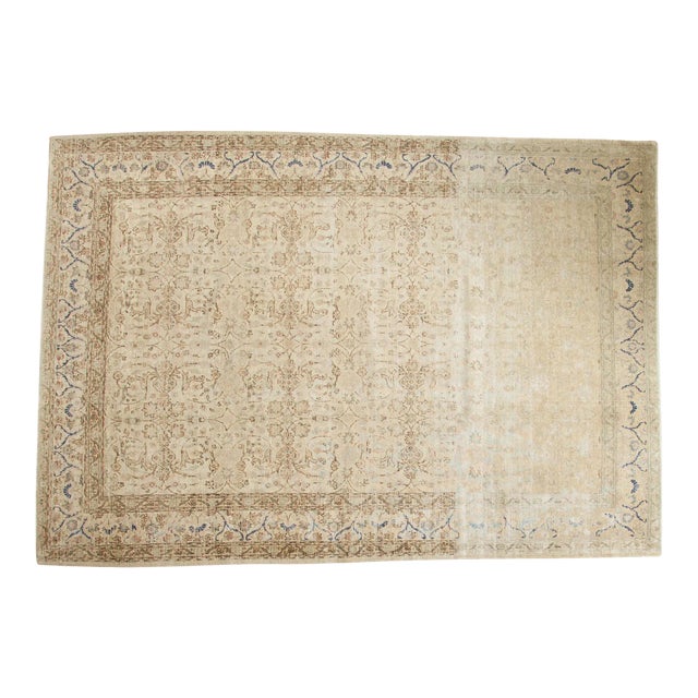 Vintage Distressed Sivas Carpet - 7' X 9'10" For Sale