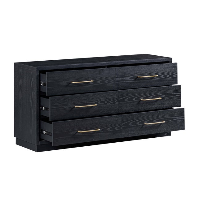 2020s Marlow Black Wood Dresser For Sale - Image 5 of 8