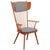 Wingback Armchair by Albert Haberer for Hermann Fleiner, Germany, 1950s For Sale - Image 10 of 10