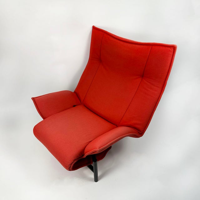 1990s Vintage Red Veranda Chair by Vico Magistretti for Cassina, 1990s For Sale - Image 5 of 9