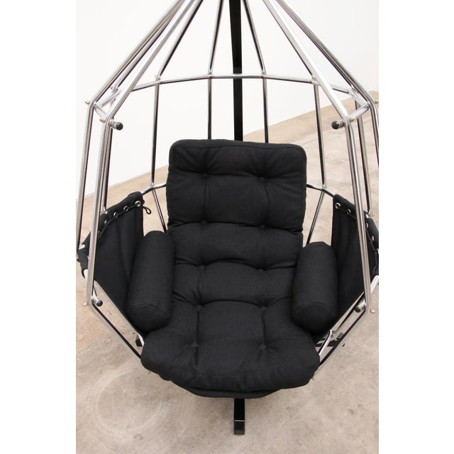 Metal Vintage Lounge Chair by Papegojan for IB Arberg, Sweden, 1970s For Sale - Image 7 of 18