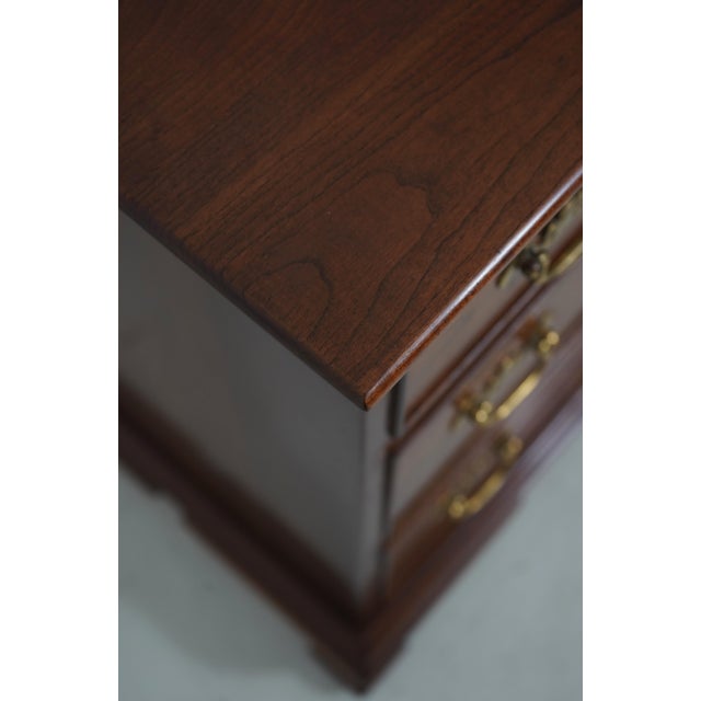 Stickley 3 Drawer Cherry Nightstand Chest For Sale In Philadelphia - Image 6 of 18