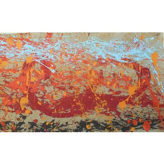 Alfredo Pizzi, Number 12, Acrylic on Canvas For Sale