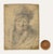 Cream Thomas Worlidge, Head of a Man in a Fur Cap, 1759, Graphite For Sale - Image 8 of 9
