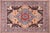 Orange Rustic Kazak Orange/Blue Wool Rug - 8'1''x10'0'' For Sale - Image 8 of 10
