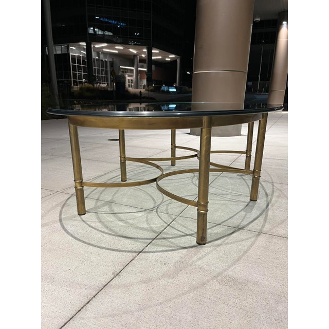 Asian Influence Coffee Table in Faux Bamboo From Mastercraft For Sale - Image 10 of 13