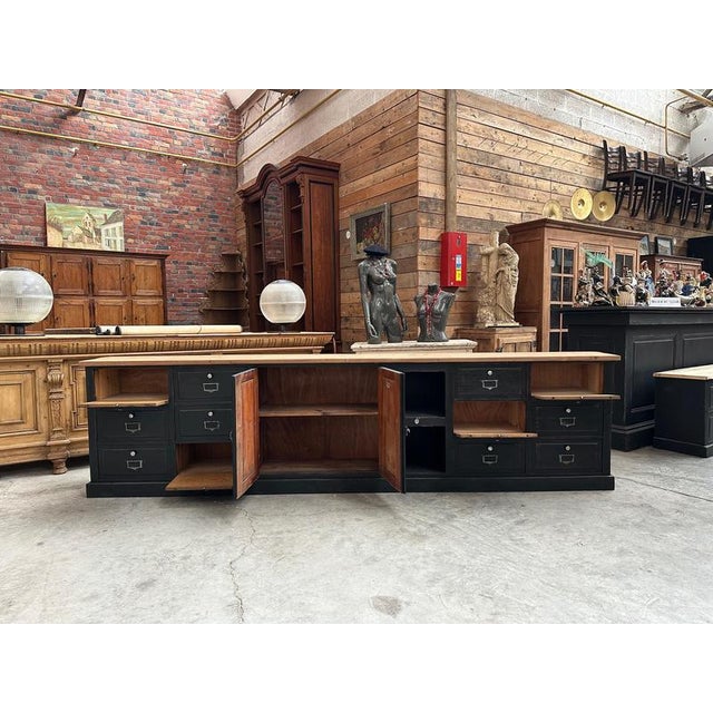 Handcrafted Sideboard in Wood For Sale - Image 6 of 15