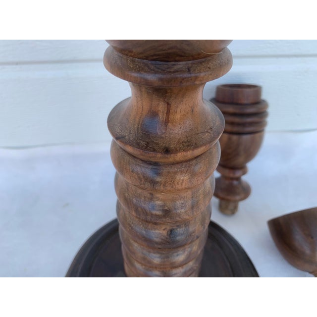 Container on High Leg in Mahogany Wood, 1890s For Sale - Image 3 of 18