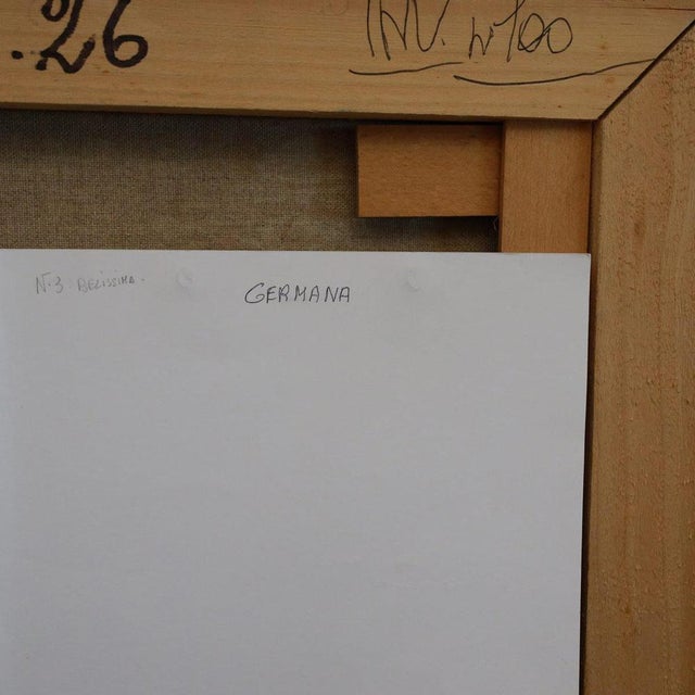 Mimmo Germana, Figurative Composition, Oil on Canvas, Framed For Sale - Image 15 of 18