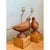 Mid-Century Modern Vintage Shanghai Weave Lovebird Lamps- A Pair For Sale - Image 3 of 12