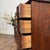 Wood Vintage Mahogany Serpentine Chest W/ Leather Top For Sale - Image 7 of 10