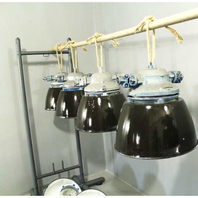 Vintage Industrial Lighting Fixture, 1970s For Sale - Image 4 of 7