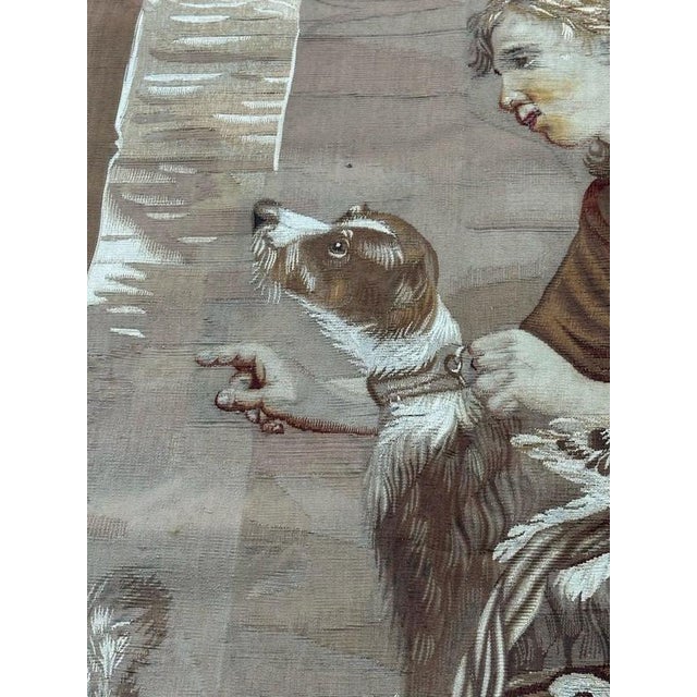 Antique Spanish Royal Manufactury Tapestry, 1890s For Sale - Image 10 of 18
