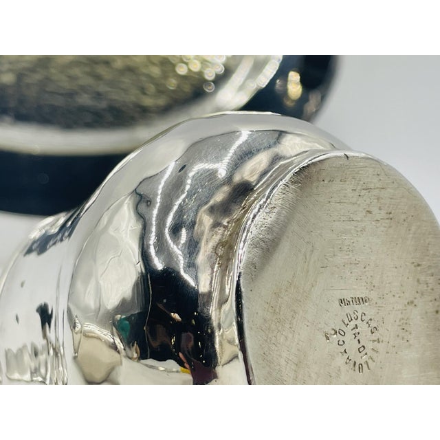 1980s Silver Plated Toucan Tea Service by Emilia Castillo for Los Castillo, Mexican Set of 3 For Sale - Image 16 of 18