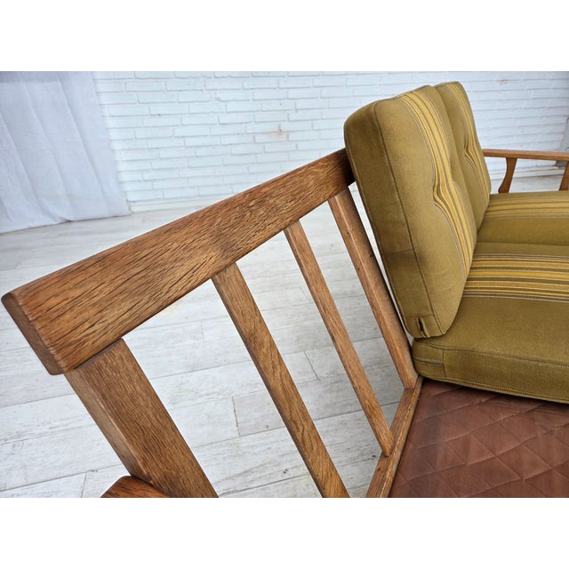 Vintage Danish Three-Seater Sofa in Furniture Wool, 1970s For Sale - Image 15 of 18