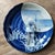 Shabby Chic Mid 20th Century Large Blue and White Japanese Porcelain Charger Plate For Sale - Image 3 of 8