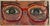 Wood "The Red Glasses", Original, Unique Oil Paintings, by Van Ness For Sale - Image 7 of 9