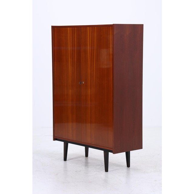 Vintage High-Gloss Cabinet in Wood, 1960s For Sale - Image 15 of 16