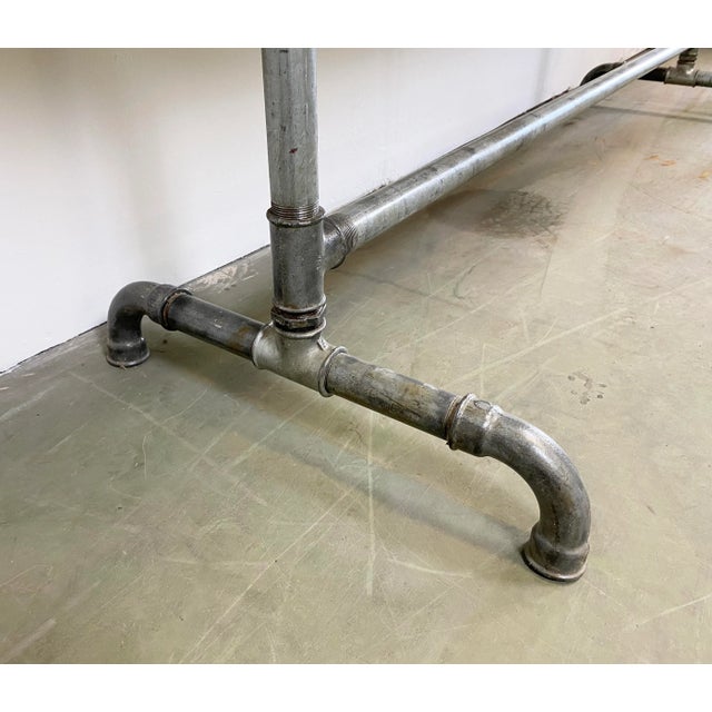 Wood Industrial Dining Table, 1960s For Sale - Image 7 of 10