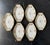Traditional Antique Handpainted Nippon Porcelain Salt Cellars, Set of Six For Sale - Image 3 of 17