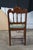 Antique Early 20th Century Michigan Chair Company Walnut Side Chair Embroidered Seat For Sale - Image 11 of 12