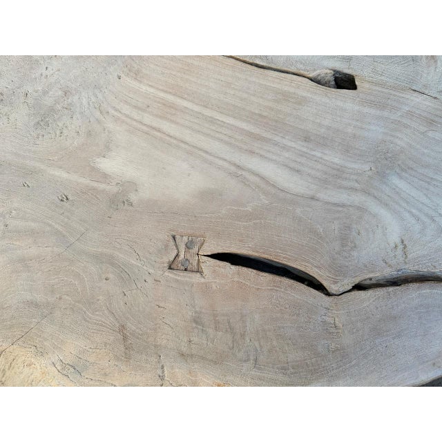 An impressive three inch thick single slab coffee table with butterflies inlaid into the top. Hand made from beautiful...