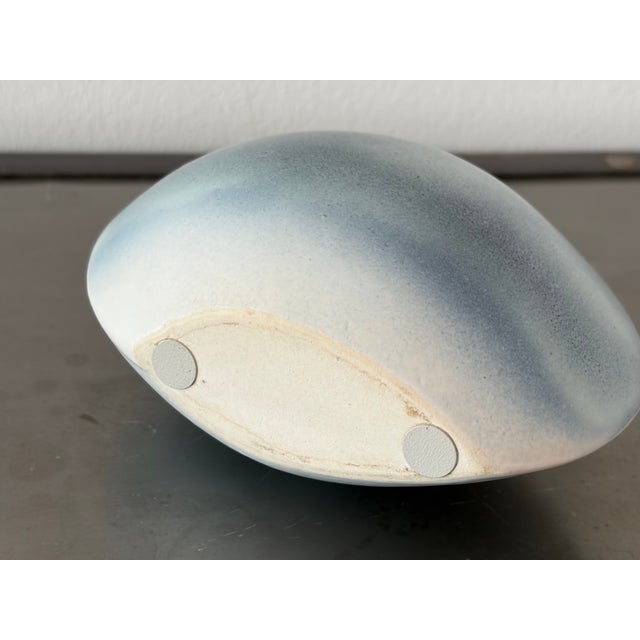 Organically Shaped Ceramic Solifleur Vase, France, 1970s For Sale - Image 17 of 18