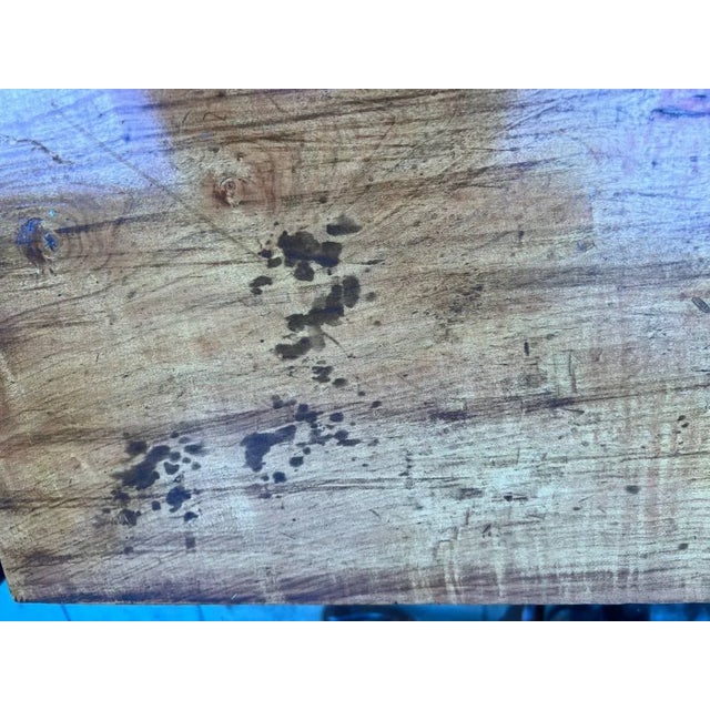 19th Century Antique Federal Style Solid Maple Side-Work Table For Sale - Image 11 of 11