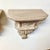 Mid-Century Hollywood Regency Classic Roman Faux Concrete Wall Brackets - A Pair For Sale - Image 9 of 12