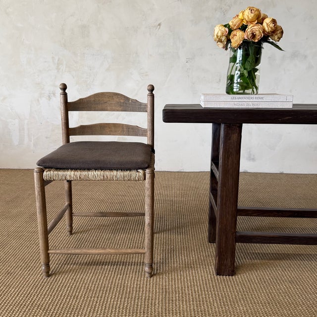 Kalmar White Oak Montana Brown Entry Chair For Sale - Image 12 of 12