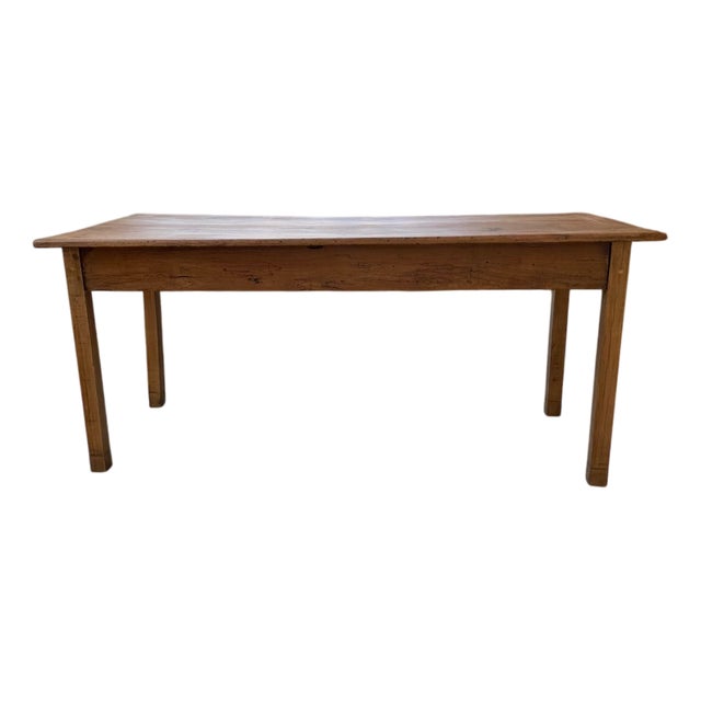 Cherry Farmhouse Table, 1950s For Sale