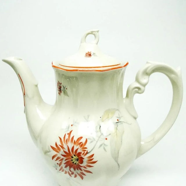 Rococo Style Tea or Coffee Pot from Chodzież, Poland, 1950s For Sale - Image 4 of 8