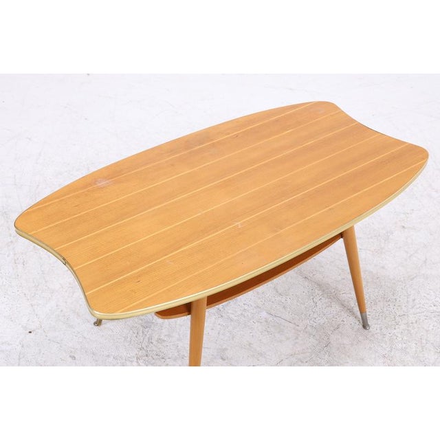 2000 - 2009 Vintage Coffee Table in Wood, 1950s For Sale - Image 5 of 11