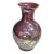 Vintage Japan Vase Gold Trim Pheasant Bird Flowers Bud Vase For Sale