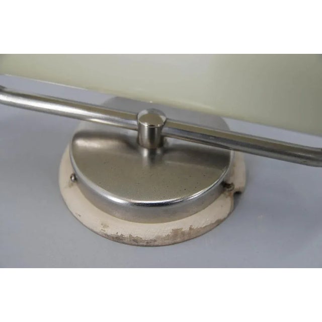 Gold Bauhaus Style Nickel-Plated Wall Lamp, 1930s For Sale - Image 8 of 10