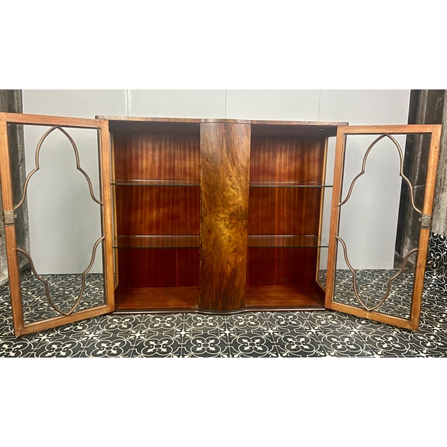 Vintage Art Deco Cocktail Cabinet in Walnut, 1930s For Sale - Image 10 of 18