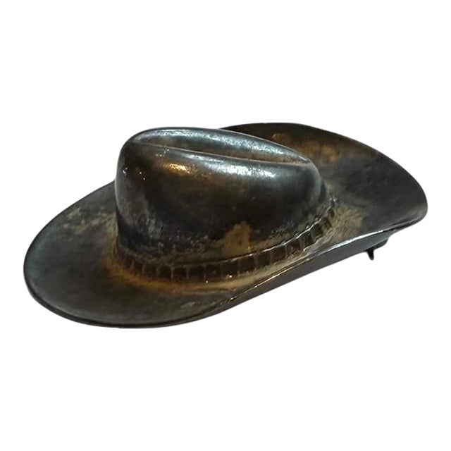 Vintage Silver Cowboy Hat Pin For Sale