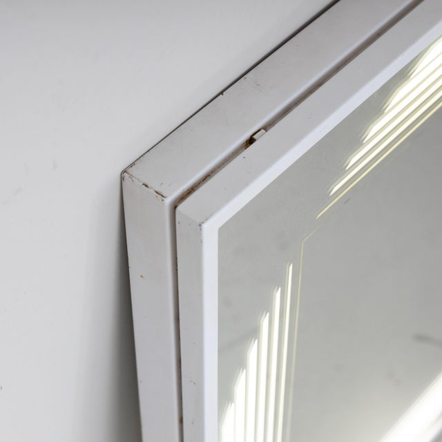 Black Brama Mirror by Gianni Celada for Fontanaarte, 1970s For Sale - Image 10 of 11