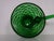 Italian Green Bubble Glass Vase & Bowl from Empoli, 1960s, Set of 2 For Sale - Image 14 of 16