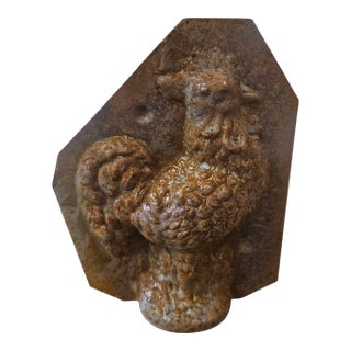 Antique Jaburg Brothers Rooster Chocolate Mold For Sale