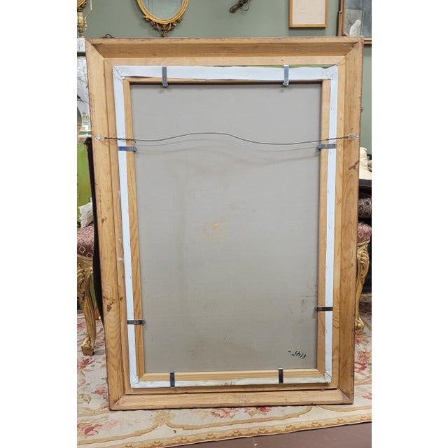 1980s Beautiful Hummingbird Oil Painting For Sale - Image 4 of 10