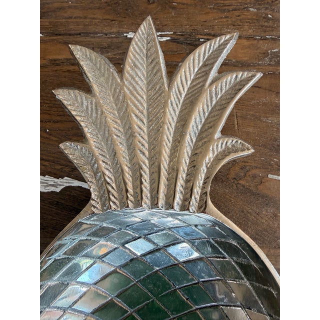 Vintage silver pineapple serving piece. This would make a great catchall as well.