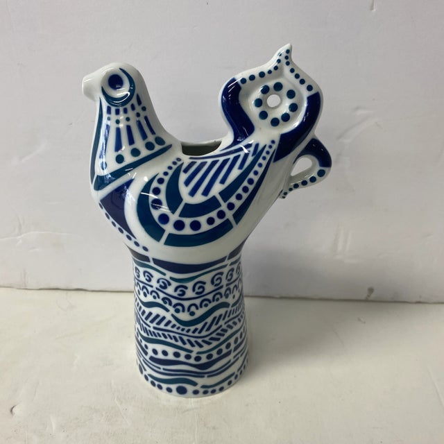 Traditional Vintage Sargadelos Chicken Ceramic Creamer For Sale - Image 3 of 7