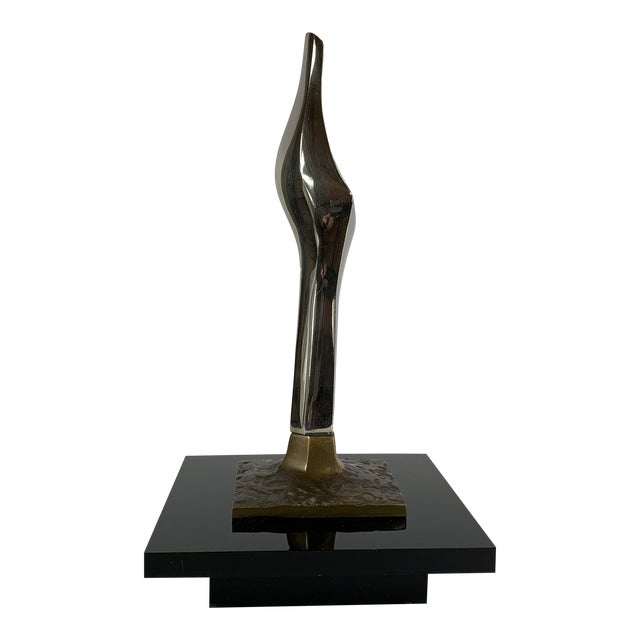 Abstract Bronze Sculpture by Joseph Burline For Sale