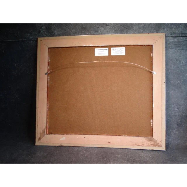 Circa 1940s "A Friendly Game" Figurative Oil Painting by Burr Singer, Framed For Sale In Los Angeles - Image 6 of 8