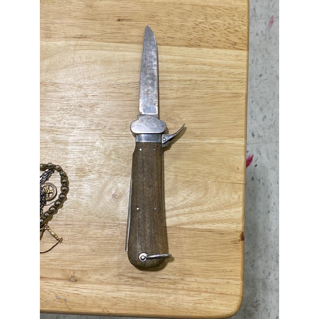1930s Original German Wwii Luftwaffe Gravity KnifePaul Weyersberg & Co. Of Solingen For Sale - Image 12 of 14