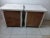 Vintage White Wicker Rattan Nightstand Two Drawer Set of 2 For Sale - Image 4 of 7