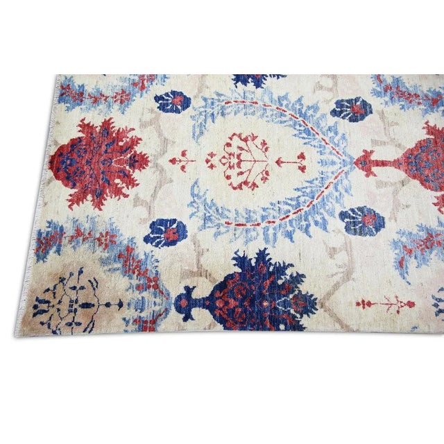 Oriental Hand Knotted Rug Modern 8'9" x 12' For Sale - Image 4 of 6
